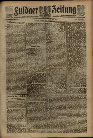 Ausgabe vom Montag, den 05. Oktober 1908.