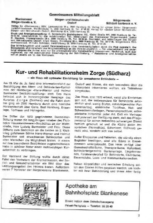 Kur- und Rehebilitationsheim Zorge (Südharz) : -ein Haus mit optimaler Einrichtung für Erwachsene und Behinderte-