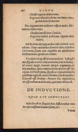 De Inductione.