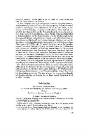 Arbeitsplan : für einfache Schulverhältnisse, wo Mittel für Beschaffung von Material und Werkzeug fehlen ; (Schluß)
