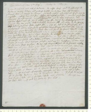 Brief von Adelbert von Chamisso an Antonie von Chamisso