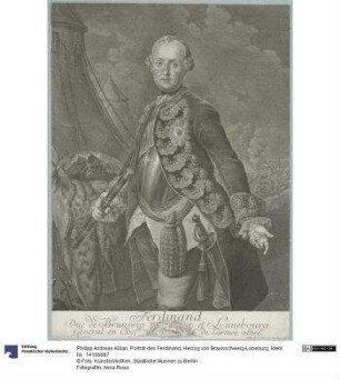 Porträt des Ferdinand, Herzog von Braunschweig-Lüneburg