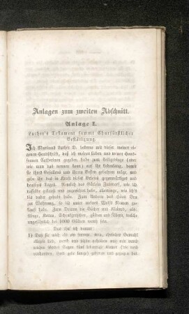 Anlagen zum zweiten Abschnitt.