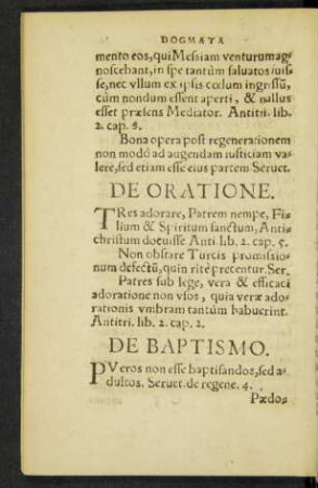 De Baptismo.
