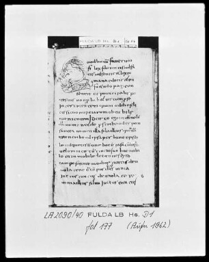 Formulae Andegavenses — Initiale Q(uod), Folio 177recto