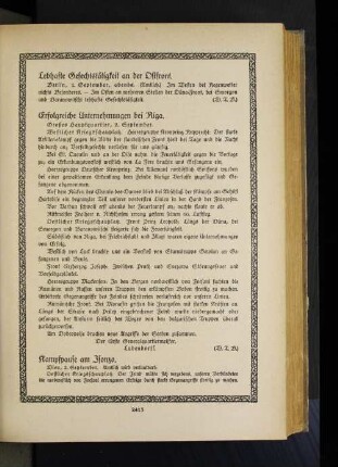 Lebhafte Gefechtstätigkeit an der Ostfront.