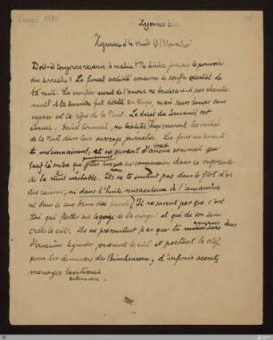 [Texte aus dem Nachlass/Hymnen (Hymnen Pilgerfahrten Algabal)] - [Sammelhandschrift] - StGA-George I,1939 : [NLB; SW II: H7]