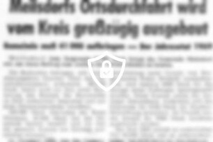 Meilsdorfs Ortsdurchfahrt wird vom Kreis großzügig ausgebaut