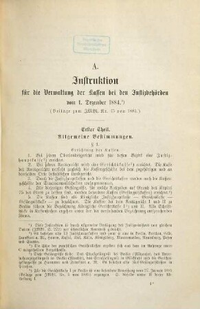 Das Gerichtskassenwesen in Preußen : Systematische Zusammenstellung aller d. Kassenwesen bei d. preußischen Justizbehörden betreffenden gesetzlichen u. administrativen Vorschriften. Mit Erl.