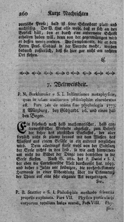 Philosophia methodo scientiis propriis explanata. P.VII.VIII.