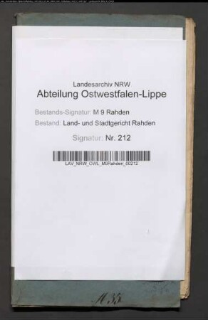 Erblasser: Meyer, Margarethe Catharine, geb. Barner: