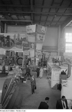 Energie- und Kraftmaschinen auf der Leipziger Herbstmesse 1954
