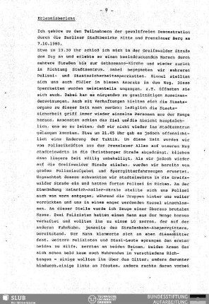 Erlebnisbericht