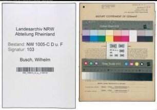 Entnazifizierung Wilhelm Busch , geb. 22.04.1893 (Oberfeuerwehrmann)