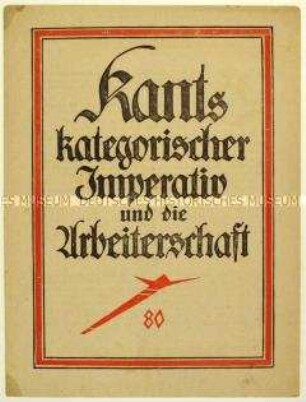 Flugschrift zu Kants kategorischem Imperativ und dem Sozialismus