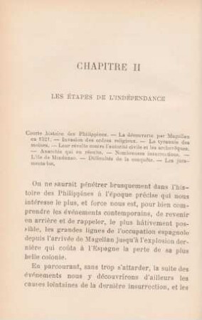Chapitre II. Les étapes de l'indépendance