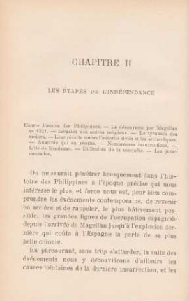 Chapitre II. Les étapes de l'indépendance