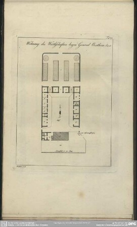 Wohnung des Wirthschafters beym General Beatham