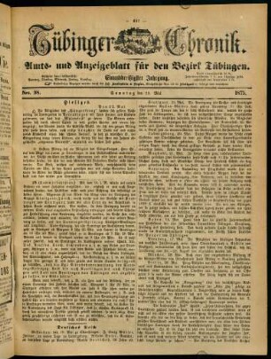 407-426, 23. Mai (Nro. 98) - 29. Mai (Nro. 102)
