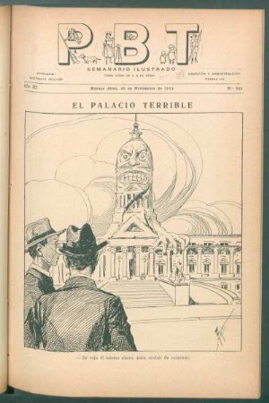 El palacio terrible - [Caricatura]