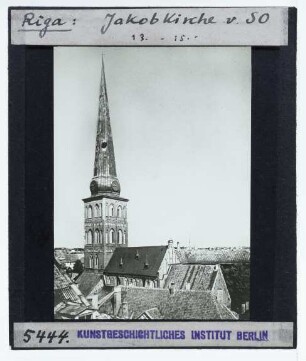 Riga, St. Jakob : Außenansicht von SO