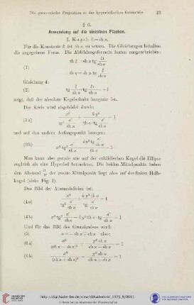 § 6. Anwendung auf die einzelnen Flächen