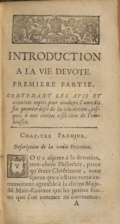 Introduction à la vie dévote