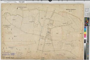 Dingden (Hamminkeln), Flurbereinigung Dingden, Bl.5 Zuteilungskarte Flur 5