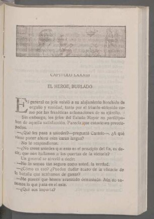 Capítulo LXXXIII - El héroe, burlado