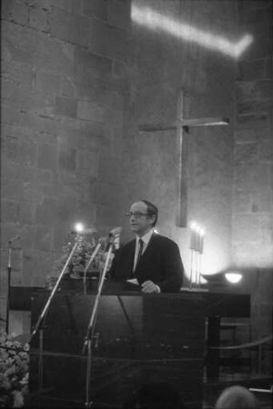 Trauerfeier für den verstorbenen Karlsruher Ehrenbürger Prof. Dr. Hermann Veit in der Evangelischen Stadtkirche