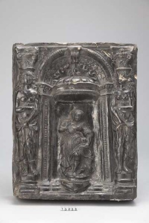 Ofenkacheln mit Kardinaltugenden — Ofenkachel mit Temperantia