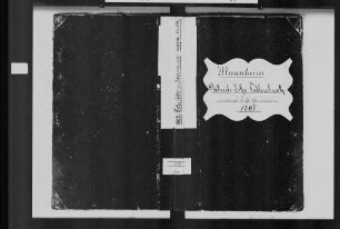 Mannheim, evangelisch-lutherische Gemeinde: Standesbuch 1805