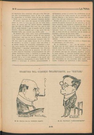 Siluetas del concejo deliberante