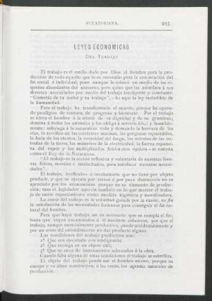 Leyes económicas : Del trabajo