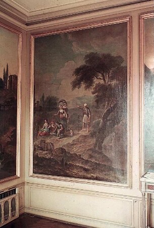 Landschaft mit rastender Gruppe