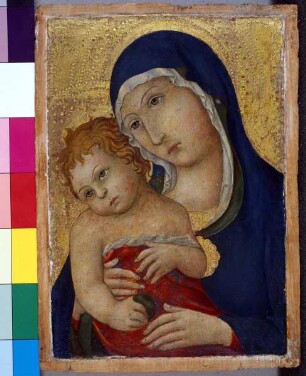 Maria mit dem Kinde in Halbfigur, Folio 00075