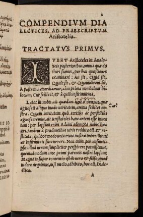 1r-33r, Tractatus primus