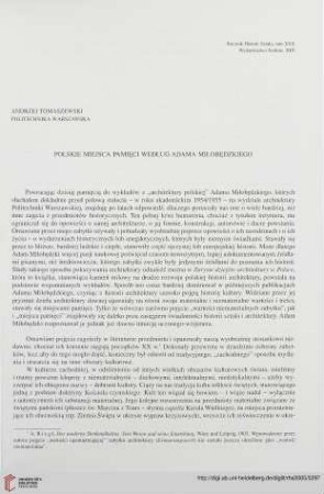 30: Polskie miejsca pamięci według Adama Miłobędzkiego