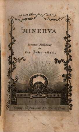 Minerva : Taschenbuch, 1814 = Jg. 6