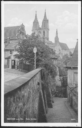 Meißen. Rote Stufen