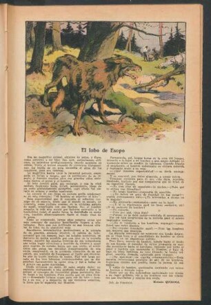 El lobo de Esopo