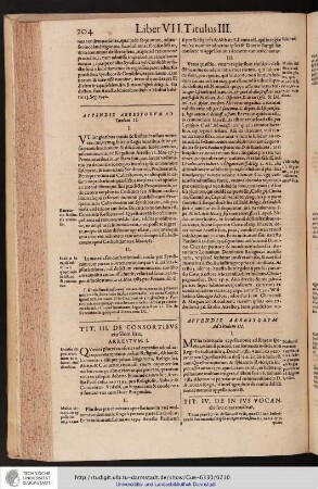 Liber VII. Titulus IV.