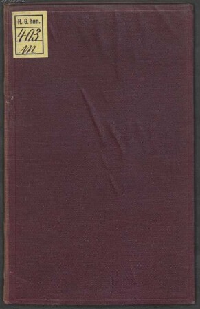 Verfassung der Großen Loge von Hamburg und der unter ihr vereinigten Tochter-Logen : nach gesetzlicher Genehmigung eingeführt Johannis 1893