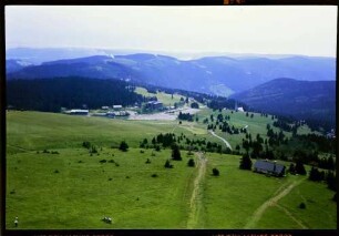 Feldberg: Blick vom Fernsehturm, Richtung Osten, mit Schluchsee