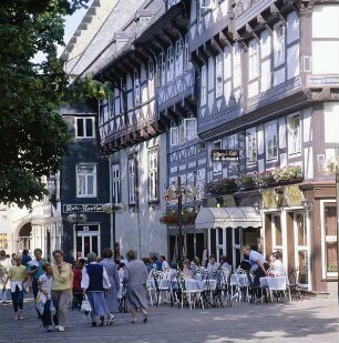 Goslar. Blick in den Marktkirchhof
