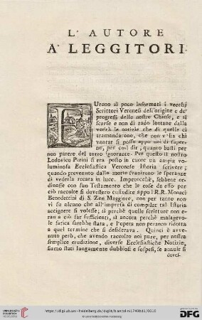 L'autore a'leggitori