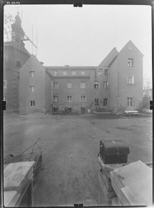 Pirna-Zehista. Schloss (16.-18. Jh.). Hofansicht
