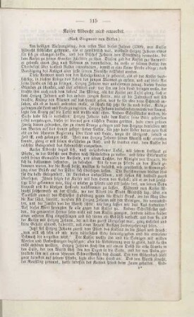 Kaiser Albrecht wird ermordet
