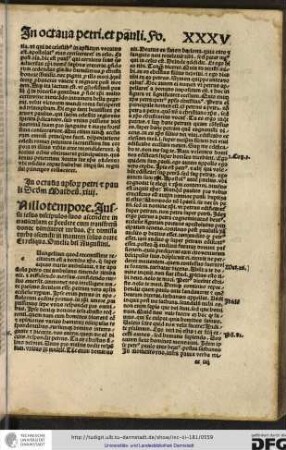 In octava apostolorum Petri et Pauli.