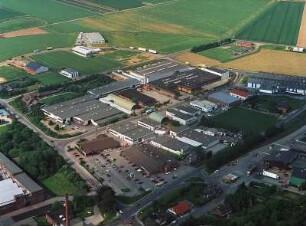 Schwalmtal. Gewerbegebiet. Luftaufnahme